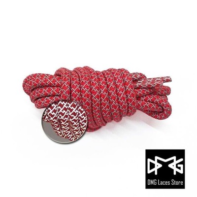 Nuovi Lacci Per Scarpe Riflettenti 3M Corda Sicura In Pizzo 47 - Foto 11