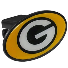 Green Bay Packers Plastic Hitch Cover Class III Officially Licensed