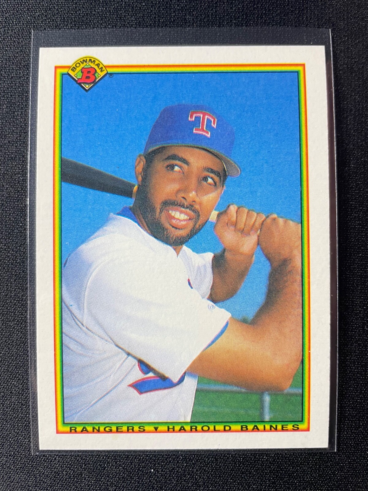 1990 Bowman Harold Baines #501 Rangers!!!