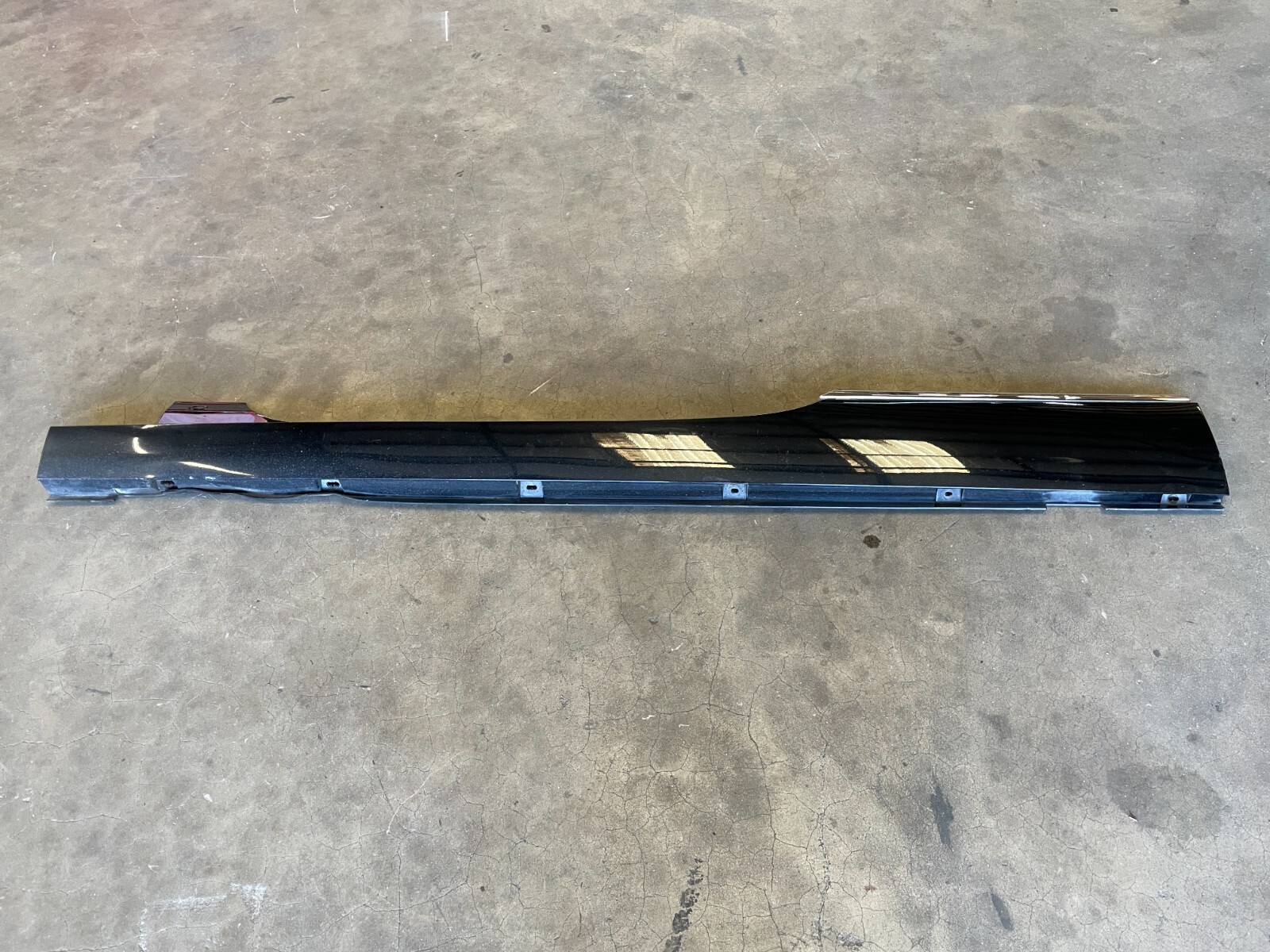 03-07 Bentley Continental GT Left Side Skirt Rocker Panel Molding Black 1577 OEM