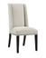 modway baron fabric dining chair - beige