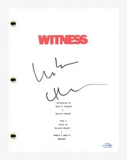 Lukas Haas Signed Autographed Witness Movie Script Screenplay ACOA COA