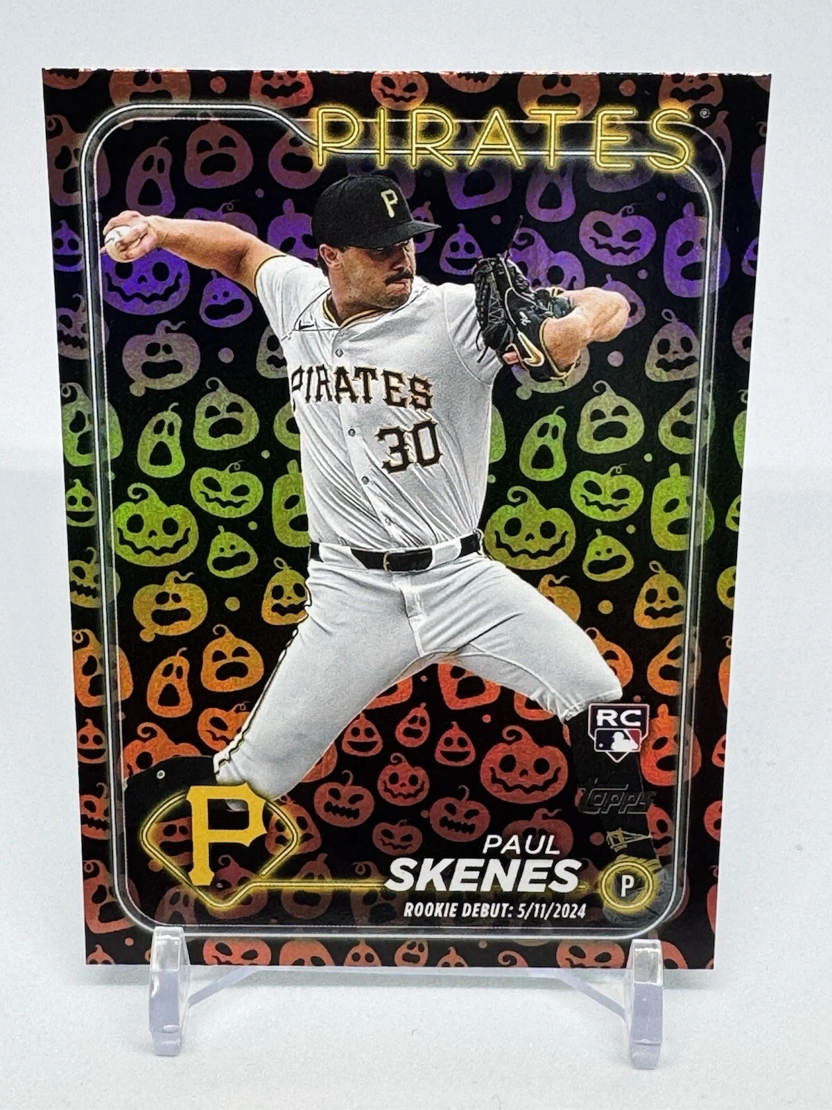2024 Topps Update Series - Jack-O'-Lantern Foil #US100 Paul Skenes (RC)
