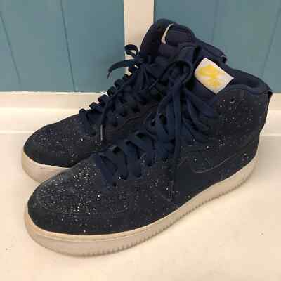 Nike Air Force 1 midnight navy blue speckle mens size 10.5 | eBay