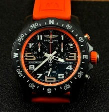 BREITLING ENDURANCE PRO 44MM X82310 CHRONOGRAPH BLACK DIAL QUARTZ MOVEMENT 