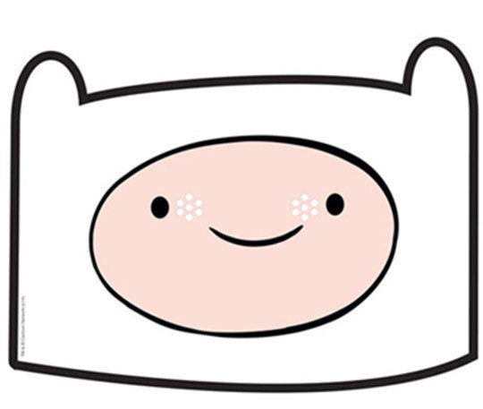 Finn - Adventure Time - Officially Licensed Single Card Party Fun Face Mask