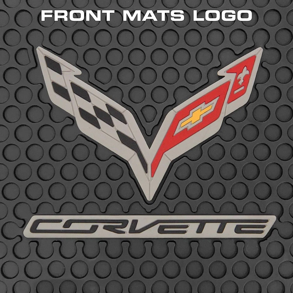 Juego de 3 piezas Lloyd Mats All Weather para Chevrolet Corvette C7 2019-2019 cupé Foto 3 de 4