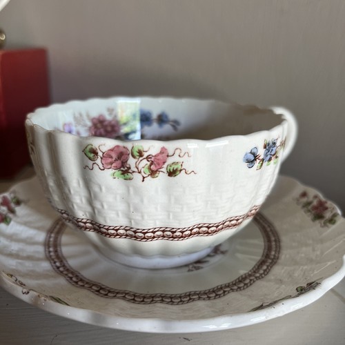 Spode Copeland England Rosalie Tea Cup & Saucer Set of 4 Vintage - Picture 8 of 12