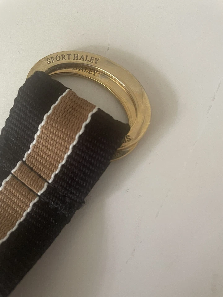 Cinturón deportivo Haley marrón/negro talla S-M usado en excelente estado puede que nunca se haya usado Foto 2 de 4