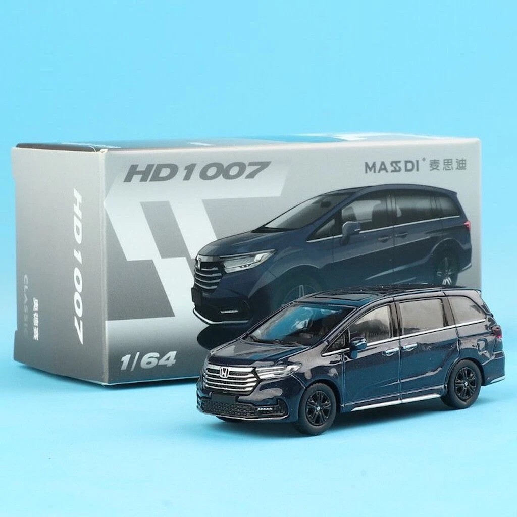 Masdi 1:64 Blue Odyssey RC3 Mini Van MPV Sports Model