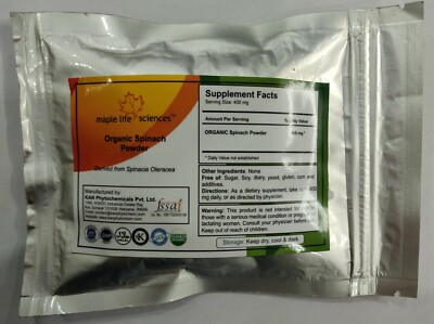ORGANIC Spinach Powder Pure & High Quality 