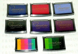 versacolor pigment ink tsukineko assorted colours pad multi