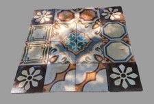 Pannello da 16 mattonelle -riggiole- in  cemento