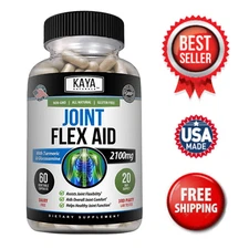 Triple Strength Pain Relief Supplement, Joint Support Glucosamine, Turmeric, MSM