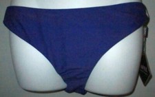 ZAFUL FOREVER YOUNG Swimsuit Bottom Size 6 Royal Blue Cheeky Bikini Brief NEW