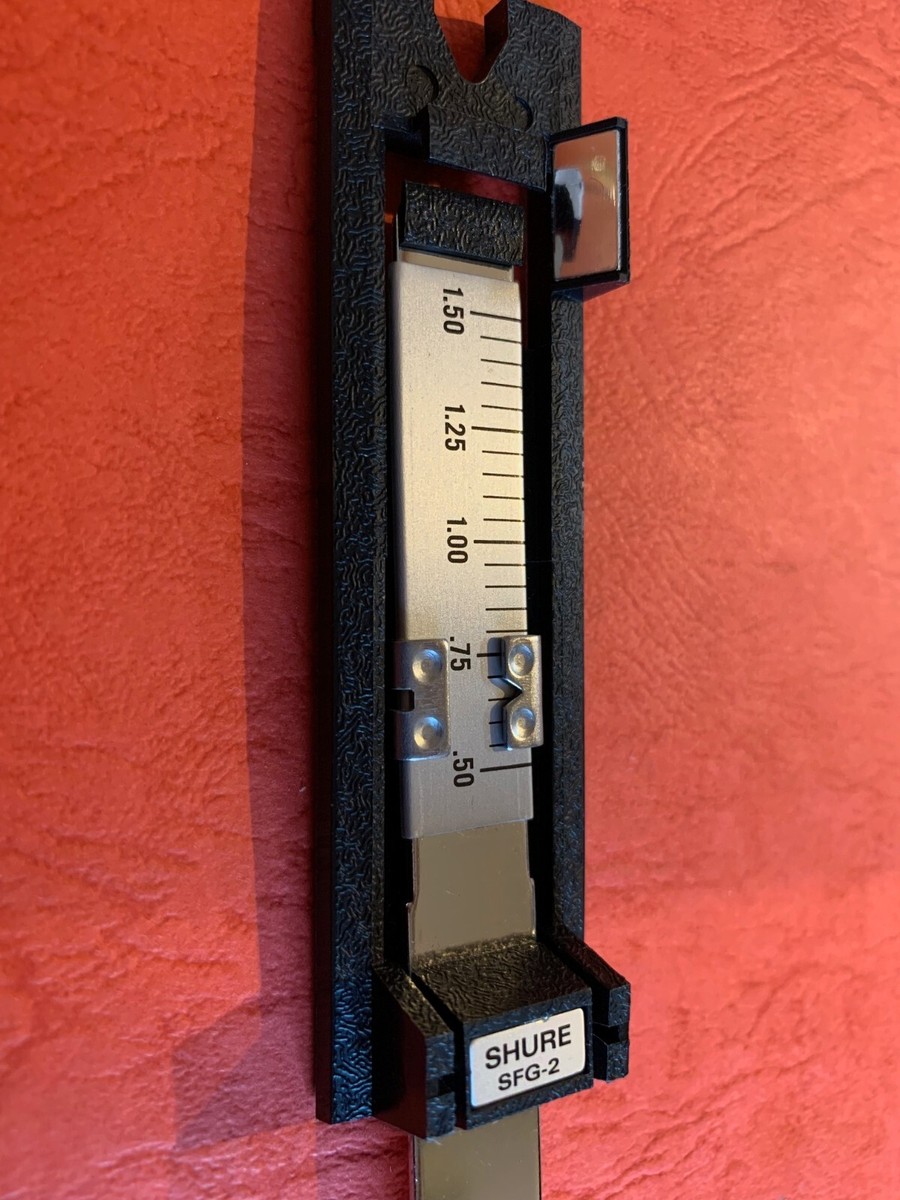SHURE SFG-2 PRECISION STYLUS FORCE GAUGE USED JAPAN vintage analog