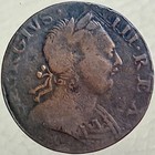 1774 King George Iii Half Penny Britannia England English Great Britain Uk Nice