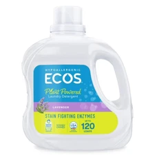 ECOS Laundry Detergent Liquid 110oz Lavender – 120 Loads Plant Powered Enzyme
