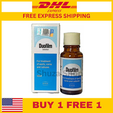 Duofilm 15ml Salicylic Acid Removing Warts Corns Calluses Plantar FREE Shipping