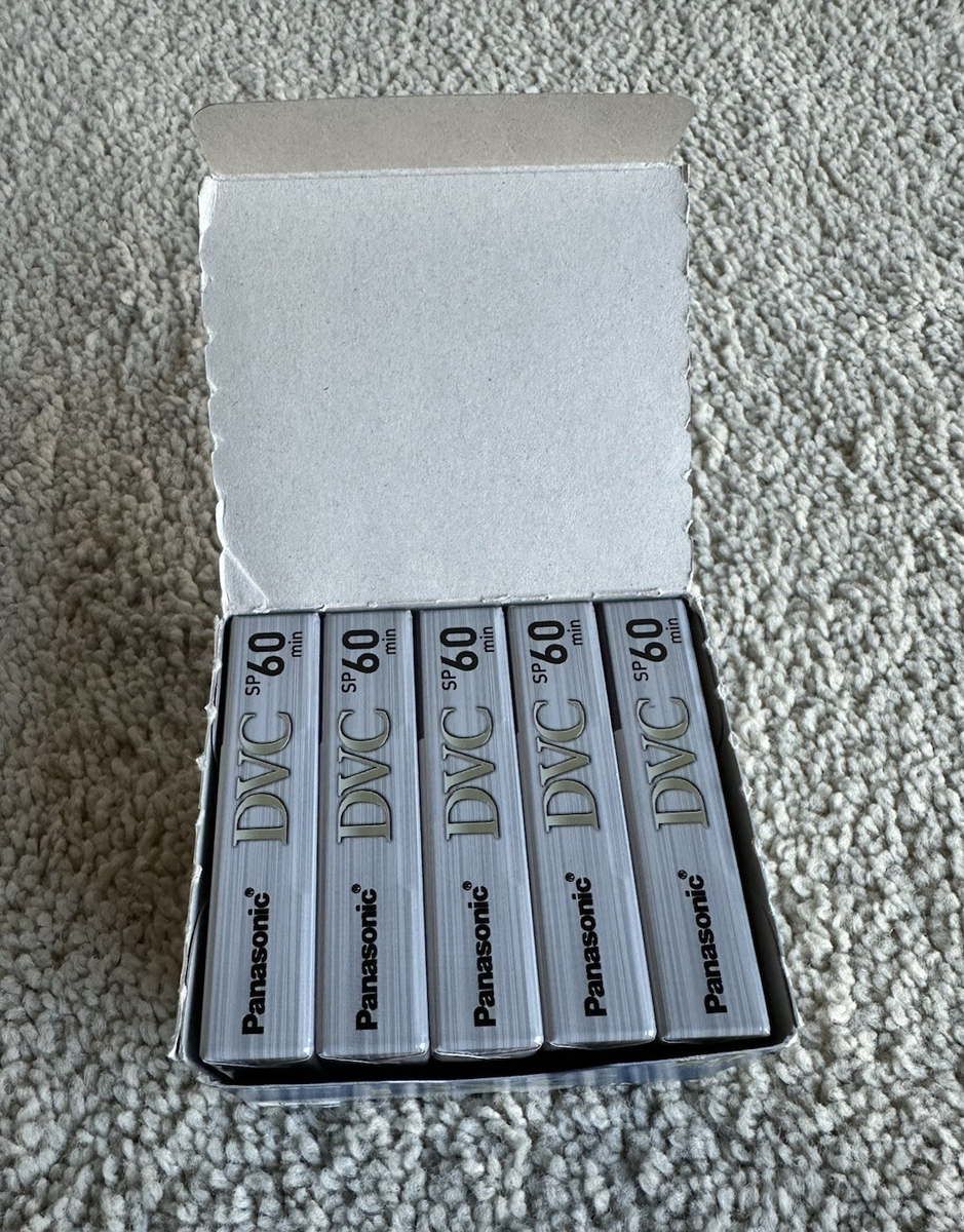 Unopened Panasonic Mini Digital Video DVC Cassettes 5pk (AY