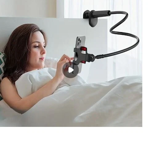 Phone Holder Stand Adjustable Gooseneck Desk Table Desktop Mount Universal 360° - Image 2 of 4