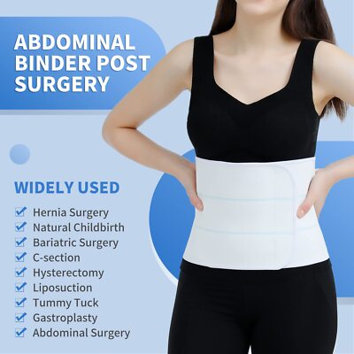 Tummy Tuck Post Surgical Binder Post Partum Waist Binder Abdominal