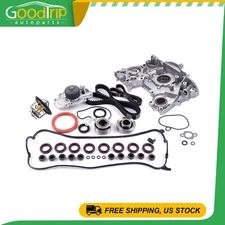 For Honda 94-02 Accord EX LX DX 2.2 2.3L Timing Belt Water Pump Thermostat Kit