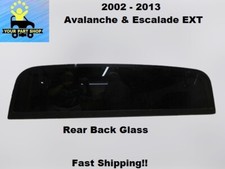 15086432 02 To 13 Avalanche Escalade Ext Heated Rear Back Glass Window Oem
