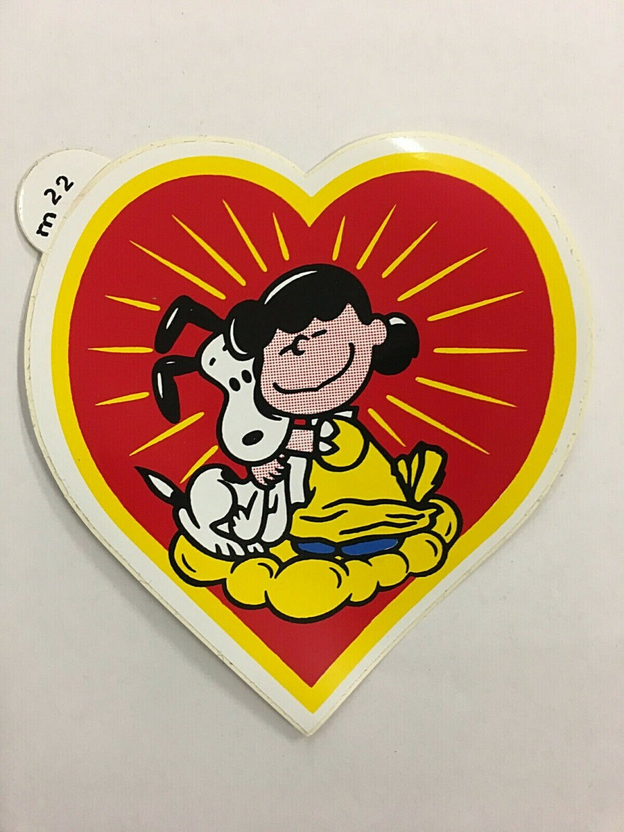 ADESIVO MAFALDA SNOOPY LINUS CHARLIE BROWN STICHER ORIGINALE VINTAGE RARO