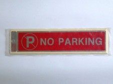 10 Pack NO PARKING Decals 1-7/8"x 8" Self Adhesive Wall Door Business Sticker