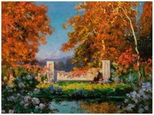 Garden Colorful Autumn Accent Tile Mural Kitchen Wall Backsplash Marble Ceramic