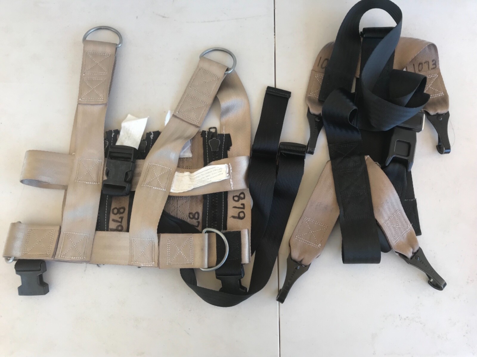 BESI SMALL securement Vest + Inserts & School Bus Seat Belt & seat