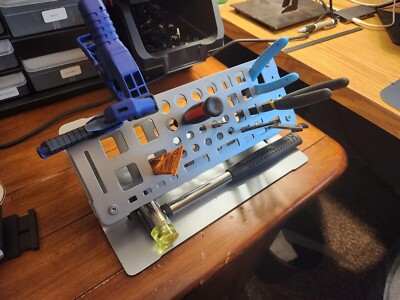 Screwdriver Rack Small Tool Storage Desk Tool Holder Work Bench ...
