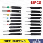 18pcs Terminal Removal Tool Car Wire Harness Plug Terminal Extractor Crimp Pin