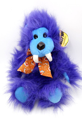 Ultra Rare Kellytoy Halloween 17'' Vampire Monkey Plush Blue Purple w/ Tag Nice