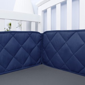 navy blue bumper pads