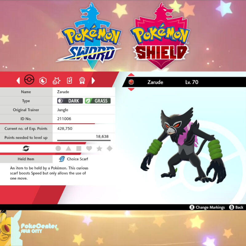 Pokemon Sword and Shield // 6IV EVENT // Unreleased ZARUDE 