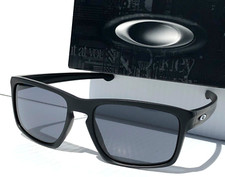 NEW Oakley SLIVER Matte Black Frame with Grey Iridium Lens Sunglass 9262-01