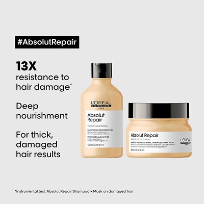 L'Oreal Professionnel Absolut Repair Shampoo & Mask for Dry