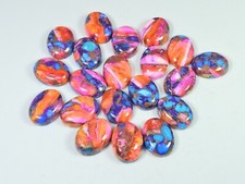 AA  10X12MM Natural Oyster Copper Turquoise Oval Cabochon Loose Gemstone Lot