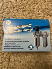 Silverline Air Filter Regulator & Lubricator 150ml 245014