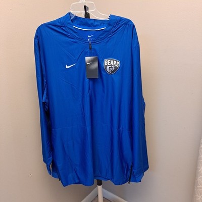 NWT! Nike Blue CHICAGO BEARS  1/4 Zip 908417-493 Lockdown Jacket Sz XXL 2XL