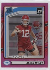 2024 Panini Donruss Rated Rookie Optic Preview Pink Prizm Jared Wiley #387 4s3