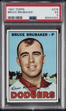1967 TOPPS #276 BRUCE BRUBAKER PSA 5