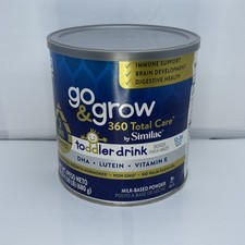 Go  Grow 360 Total Care by Similac Toddler Drink, 24-oz Can 5 HMOs Exp 04/01/27
