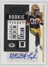 2020 Panini Contenders Rookie Ticket Malik Taylor #240 Auto 0nr3