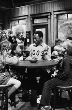 SNL Denny Dillon as waitress Eddie Murphy as Bill Cosby during Lit- Old Photo