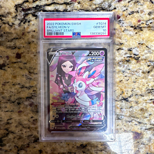 Pokemon TCG Sylveon V TG14/TG30 Brilliant Stars Trainer Gallery PSA 10