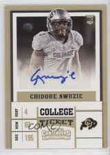 2017 Panini Contenders Draft Picks College Ticket Chidobe Awuzie #277 Auto 1v7
