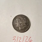 Morgan 1891 Silver Dollar $1 Coin Circulated 0.9 Fineness